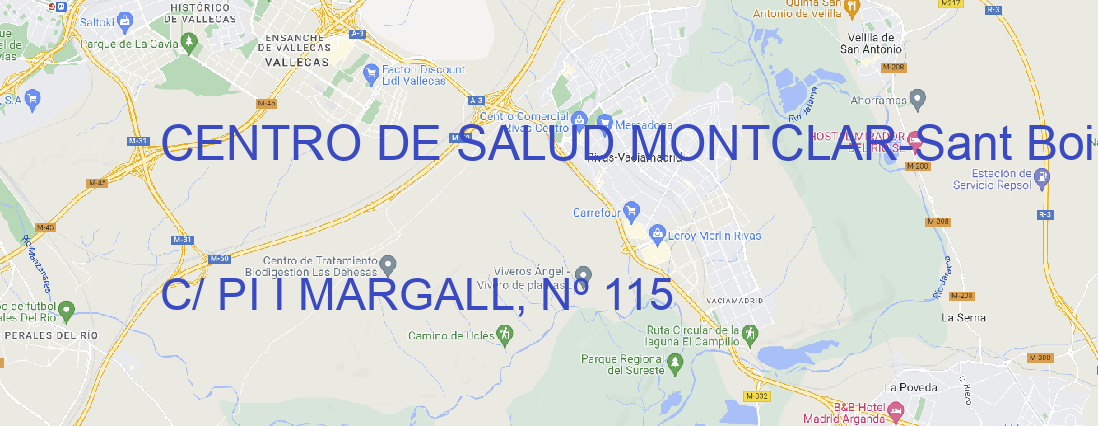 Oficina CENTRO DE SALUD MONTCLAR Sant Boi de Llobregat